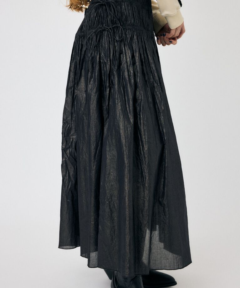 MOUSSY「SHIRRING ロングスカート」|スカート|