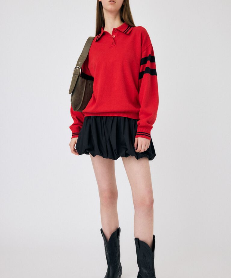 MOUSSY「RUGGER ニットポロ」|ニット・セーター|