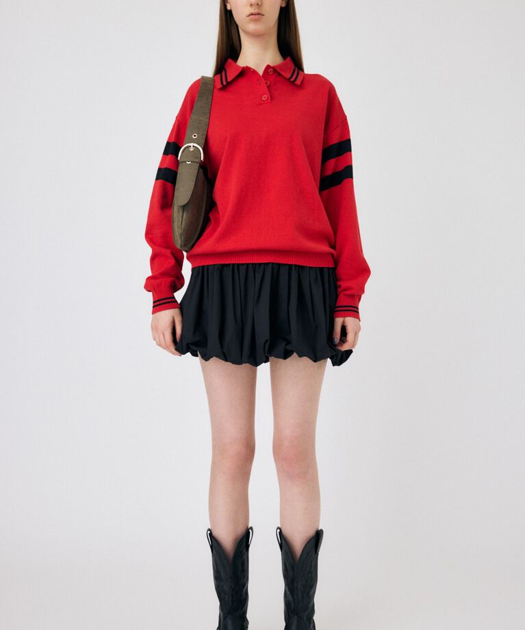 MOUSSY「RUGGER ニットポロ」|ニット・セーター|