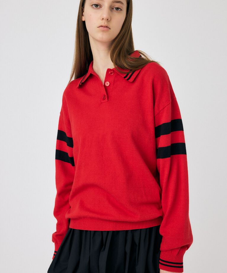 MOUSSY「RUGGER ニットポロ」|ニット・セーター|