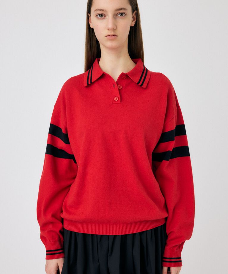 MOUSSY「RUGGER ニットポロ」|ニット・セーター|
