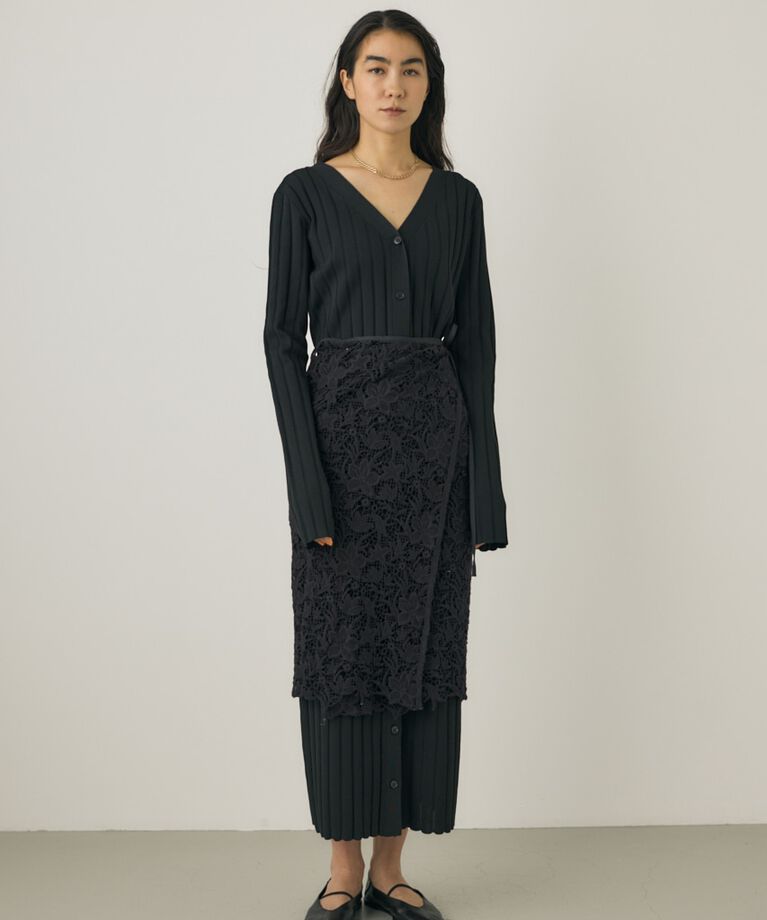 MOUSSY「2WAYニットワンピース　リサイクルポリエステル使用」|ワンピース|BLK