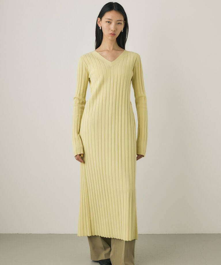 MOUSSY「2WAYニットワンピース　リサイクルポリエステル使用」|ワンピース|L/GRN1
