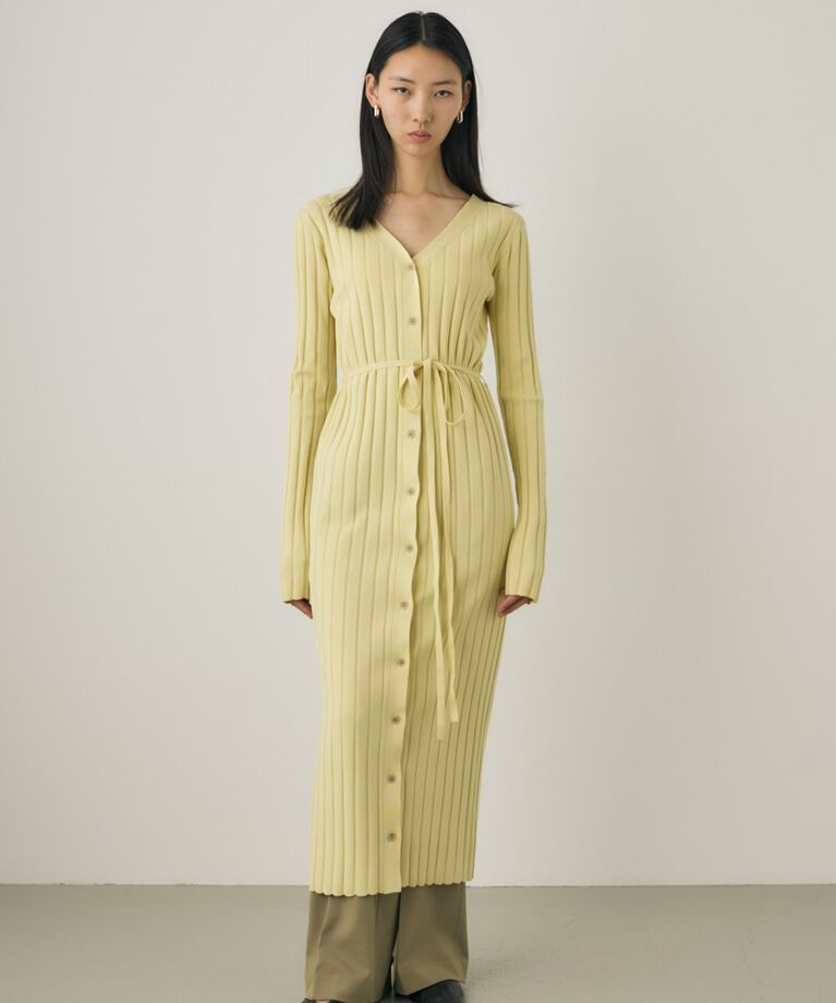 MOUSSY「2WAYニットワンピース　リサイクルポリエステル使用」|ワンピース|