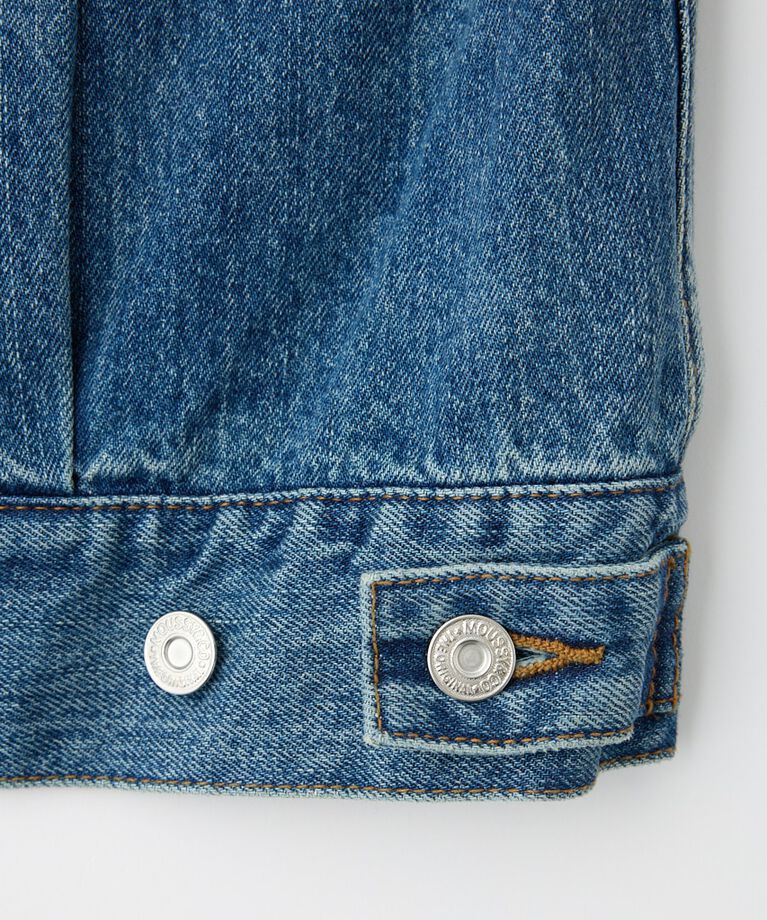 MOUSSY「TUCK SLEEVE デニムジャケット」|デニムジャケット|
