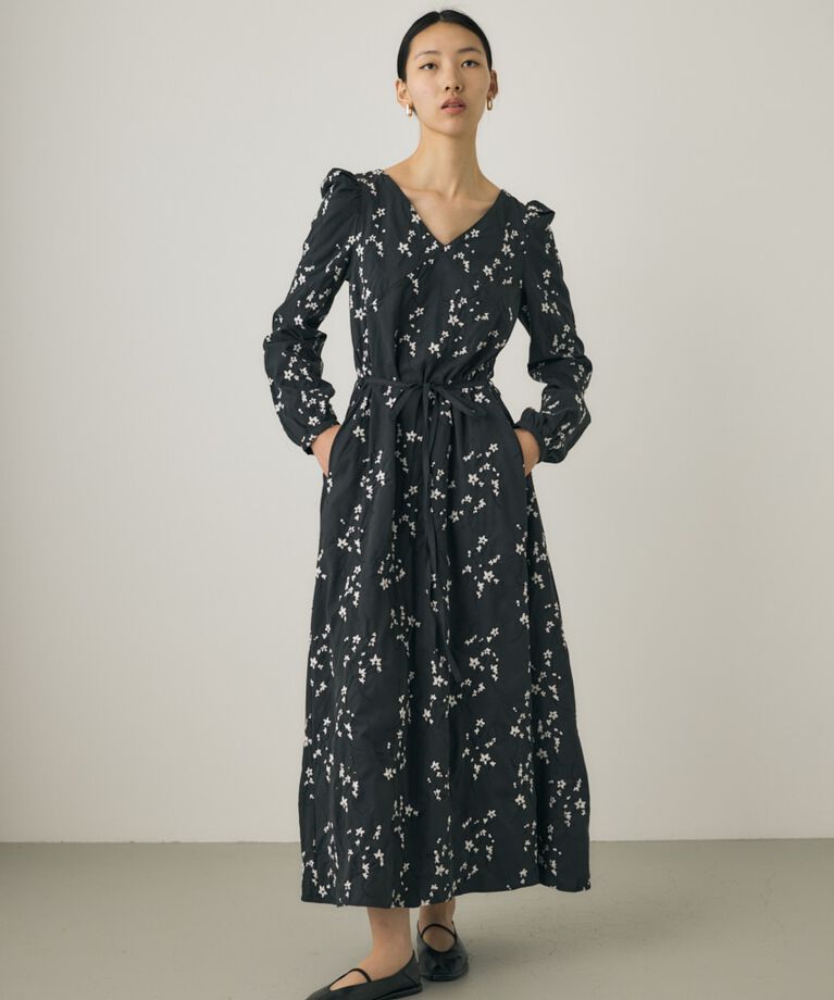 MOUSSY「花柄刺繍ワンピース」|ワンピース|柄BLK5