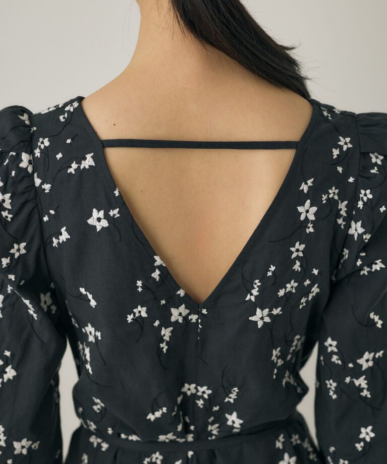 MOUSSY「花柄刺繍ワンピース」|ワンピース|