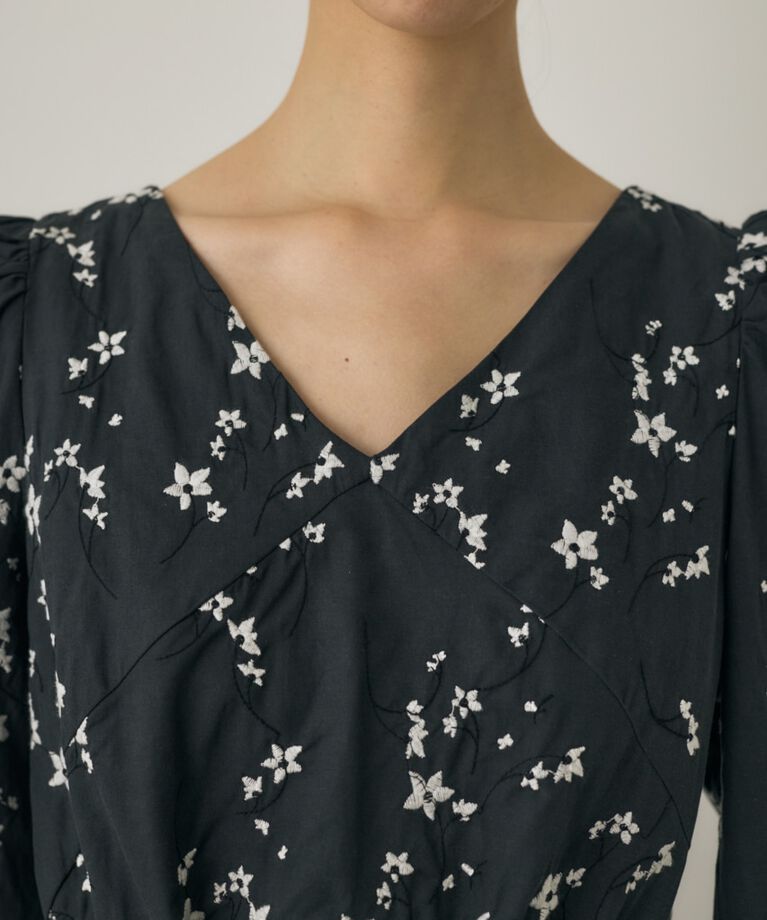 MOUSSY「花柄刺繍ワンピース」|ワンピース|