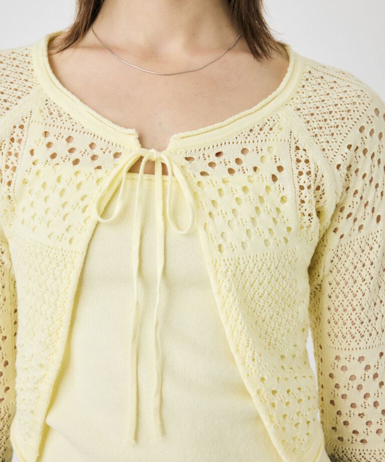 MOUSSY「OPENWORK KNIT アンサンブル」|ニット・セーター|