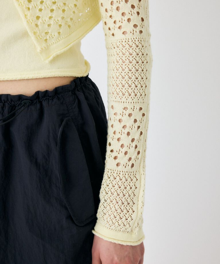 MOUSSY「OPENWORK KNIT アンサンブル」|ニット・セーター|