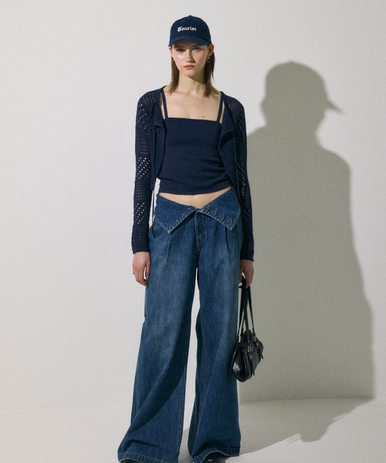 MOUSSY「OPENWORK KNIT アンサンブル」|ニット・セーター|