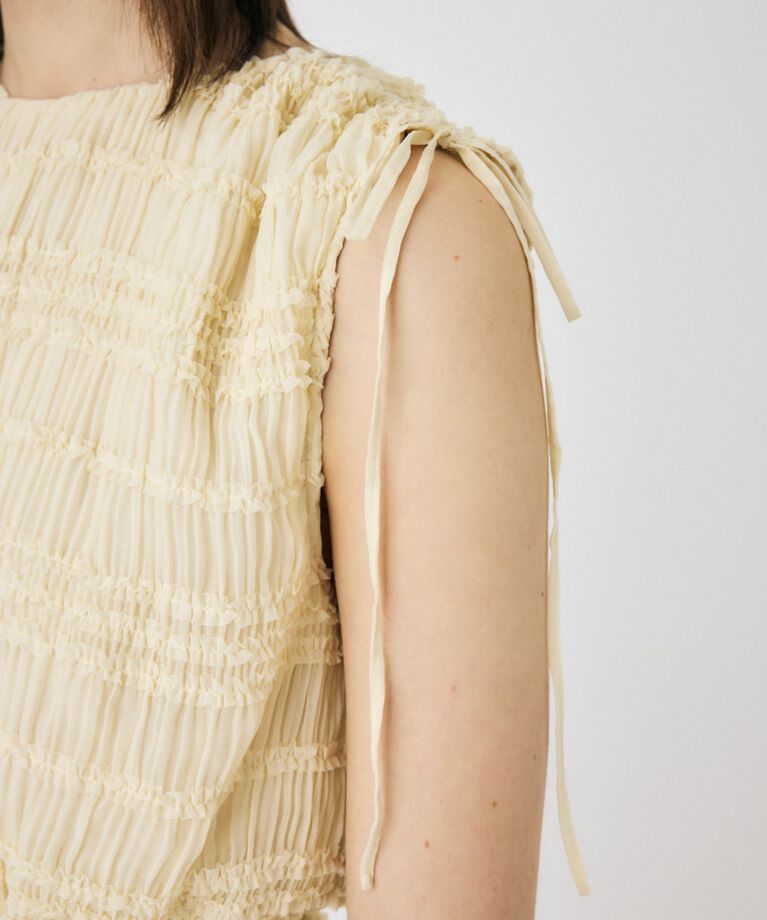 MOUSSY「FRILL CHIFFON ブラウス」|シャツ・ブラウス|