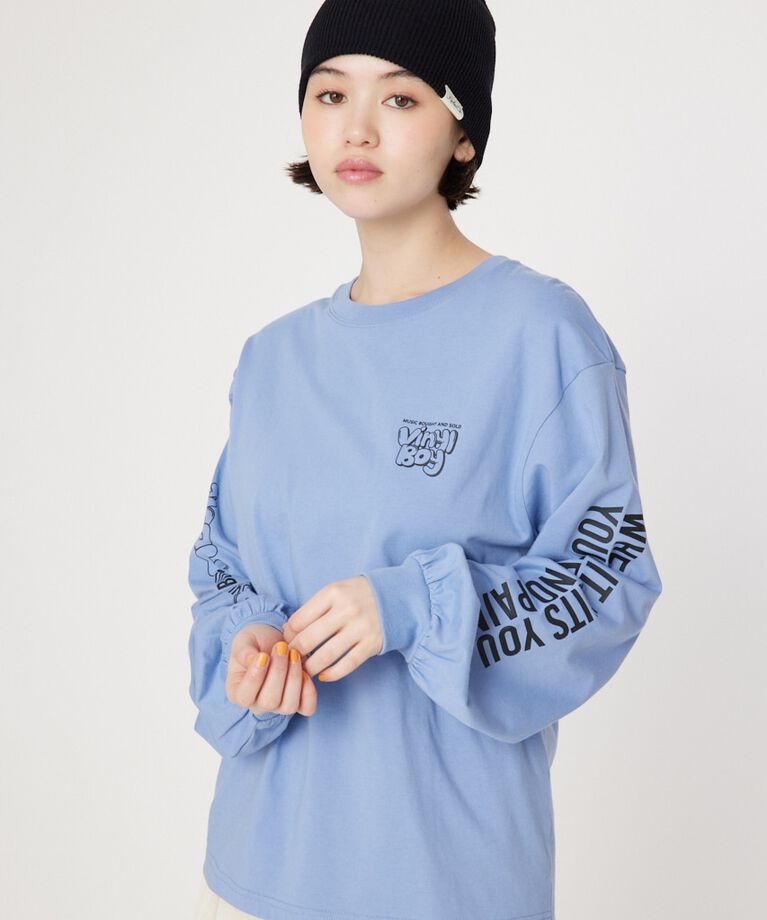 RODEO CROWNS「VBボリュームアーム L/S Tシャツ」|Tシャツ・カットソー|BLU