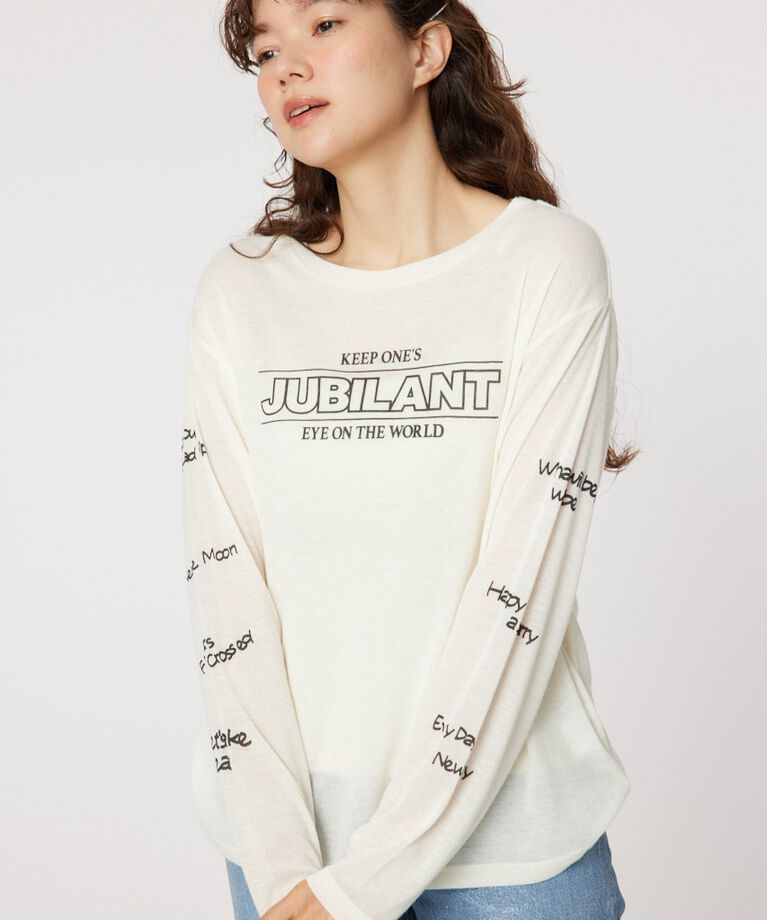RODEO CROWNS「JUBILANTシアーL/S Tシャツ」|Tシャツ・カットソー|