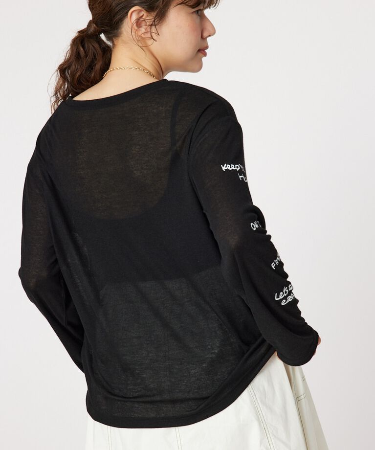 RODEO CROWNS「JUBILANTシアーL/S Tシャツ」|Tシャツ・カットソー|