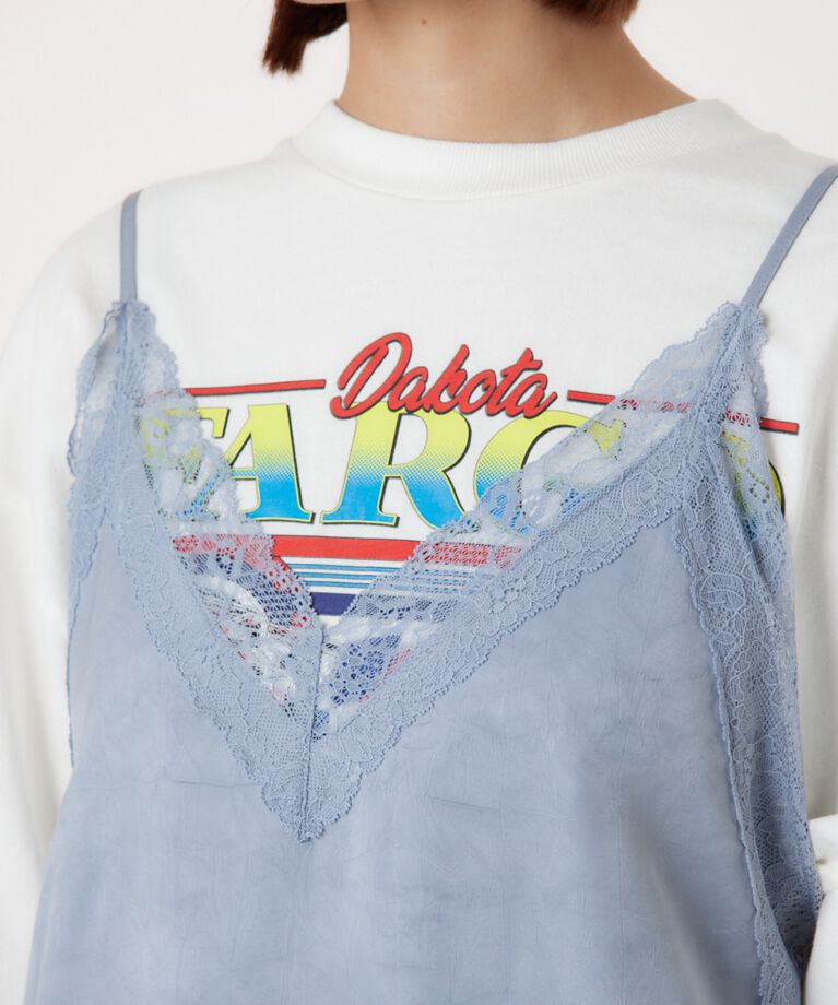 RODEO CROWNS「サテンレースキャミワンピース」|ワンピース|