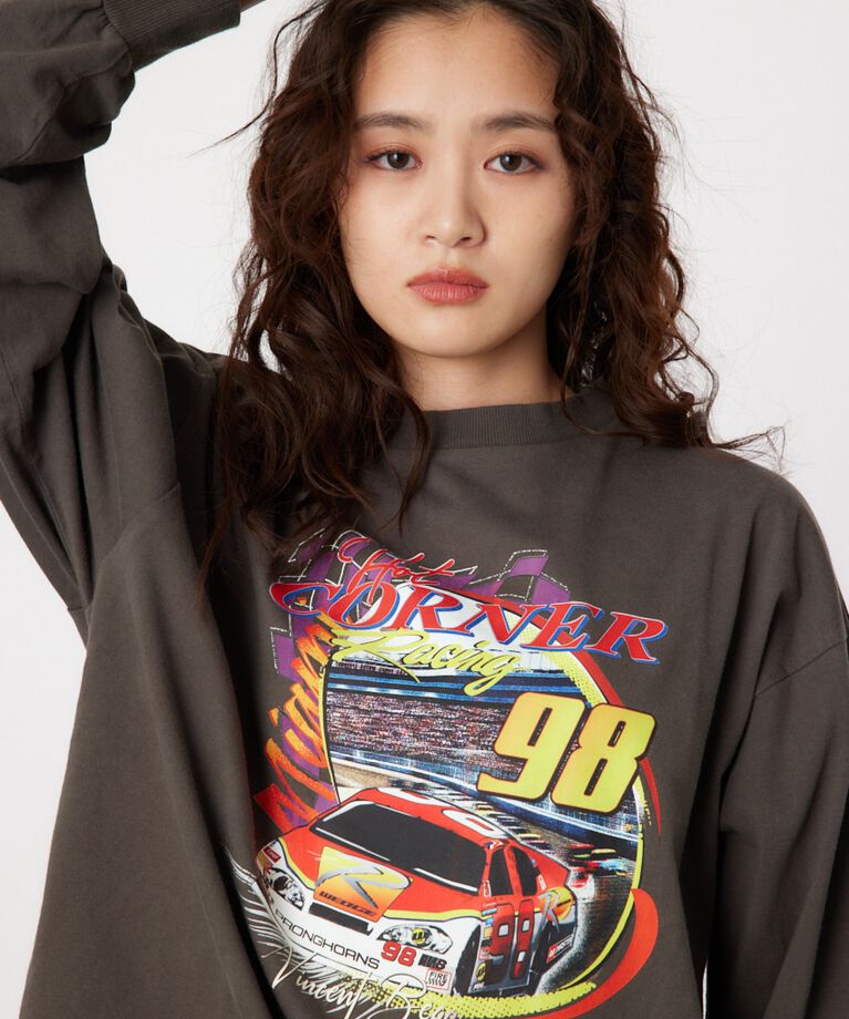 RODEO CROWNS「G/O AUTO RACING ロングTシャツ」|Tシャツ・カットソー|