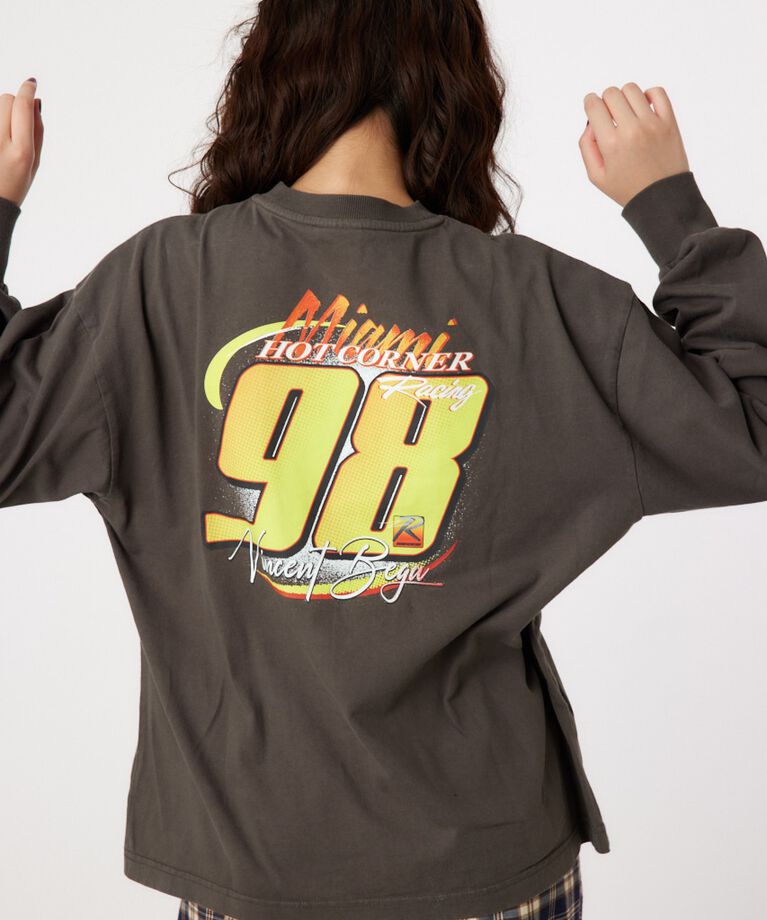 RODEO CROWNS「G/O AUTO RACING ロングTシャツ」|Tシャツ・カットソー|
