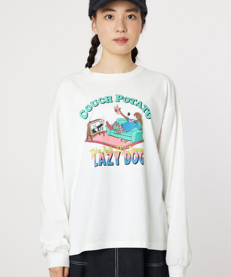 RODEO CROWNS「COUCH POTATO ロングスリーブTシャツ」|Tシャツ・カットソー|