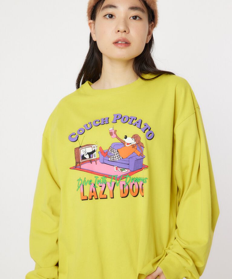 RODEO CROWNS「COUCH POTATO ロングスリーブTシャツ」|Tシャツ・カットソー|