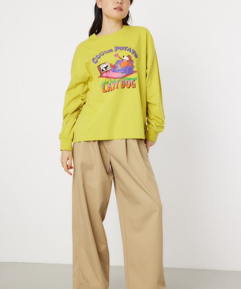 RODEO CROWNS「COUCH POTATO ロングスリーブTシャツ」|Tシャツ・カットソー|