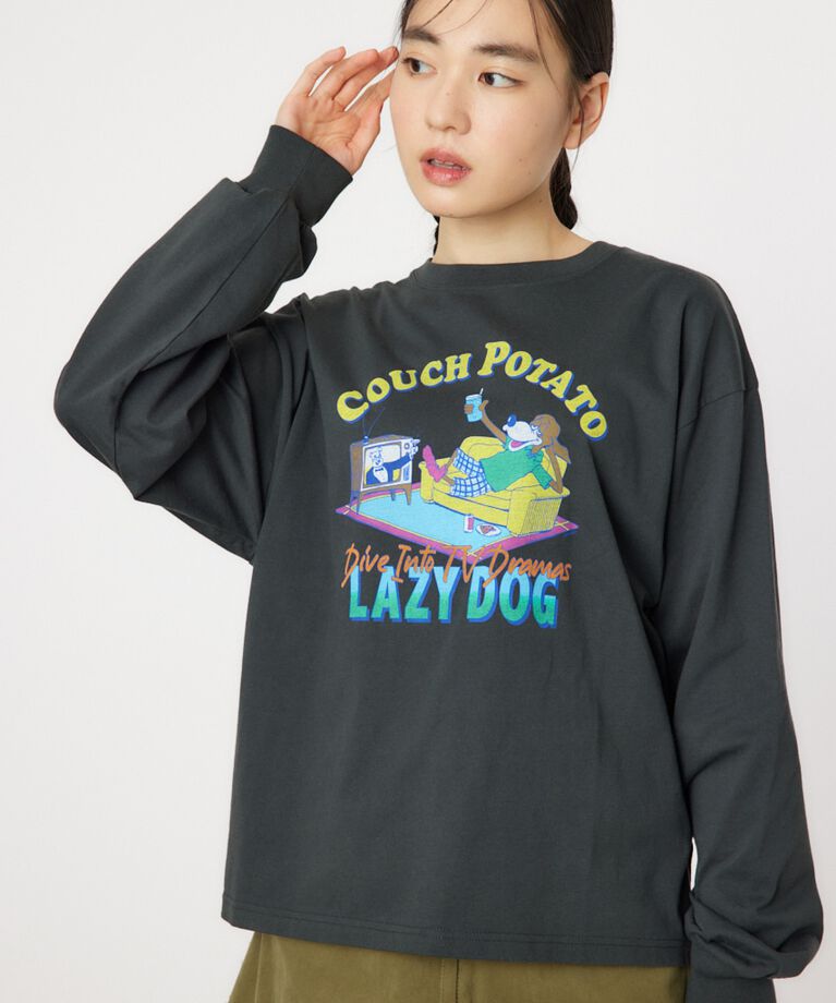 RODEO CROWNS「COUCH POTATO ロングスリーブTシャツ」|Tシャツ・カットソー|