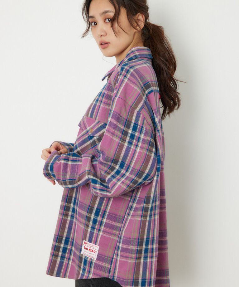RODEO CROWNS「CHECK OVER シャツ」|シャツ・ブラウス|