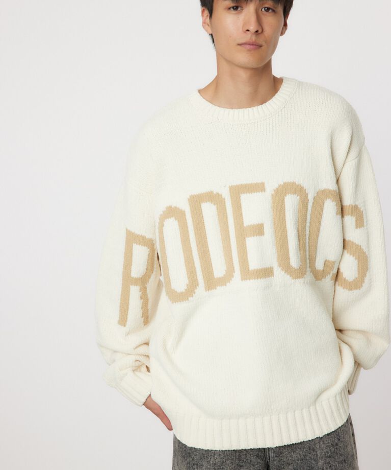 RODEO CROWNS「モールビッグロゴニットトップス」|ニット・セーター|