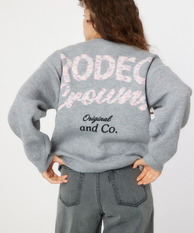 RODEO CROWNS「MIX COLOR LOGOニットトップス」|ニット・セーター|
