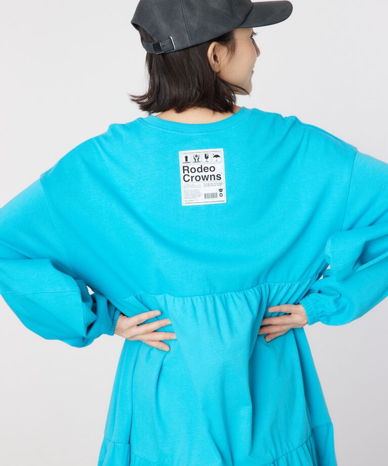 RODEO CROWNS「ネームパッチティアードマキシワンピース」|ワンピース|