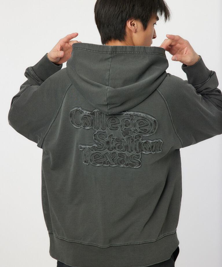 RODEO CROWNS「パッチロゴピグメントフーディー」|パーカー|BLK