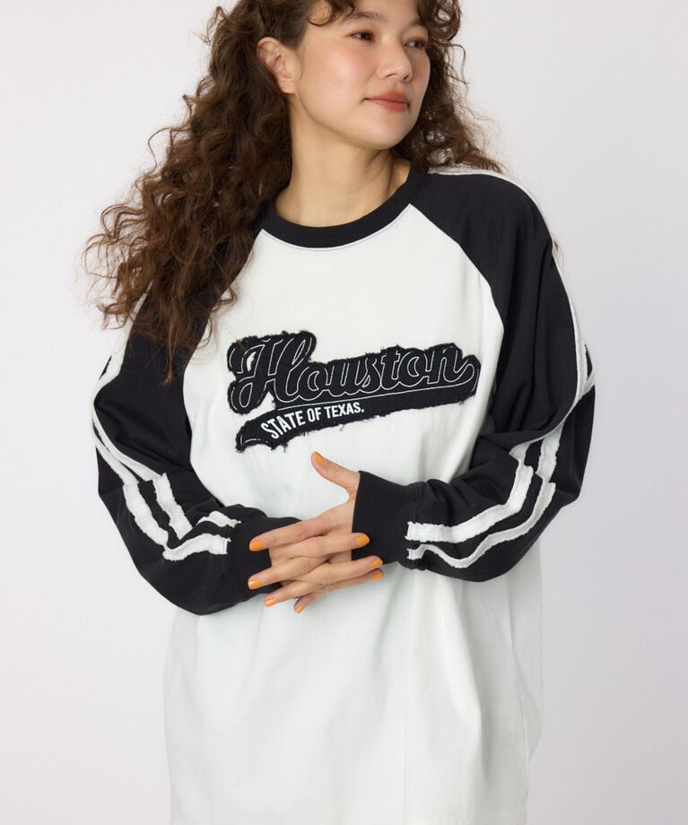 RODEO CROWNS「ラインHOUSTON ロングスリーブTシャツ」|Tシャツ・カットソー|