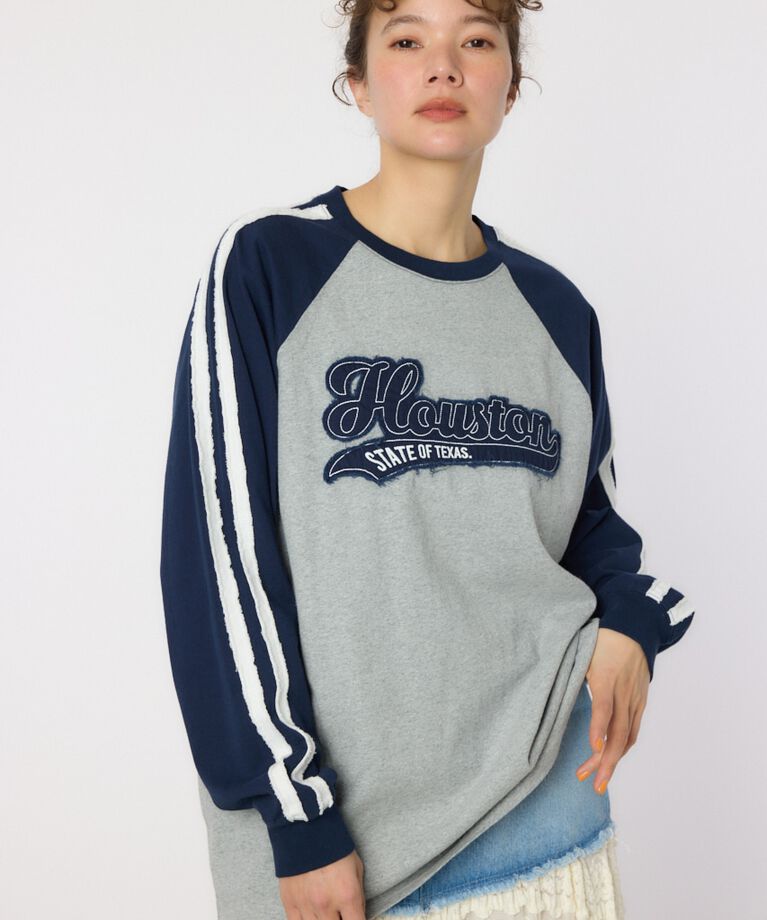 RODEO CROWNS「ラインHOUSTON ロングスリーブTシャツ」|Tシャツ・カットソー|