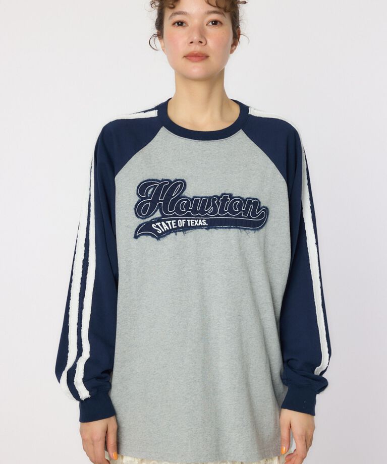RODEO CROWNS「ラインHOUSTON ロングスリーブTシャツ」|Tシャツ・カットソー|