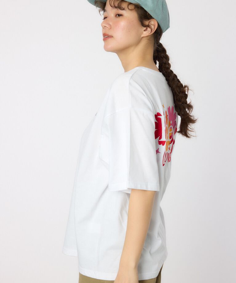 RODEO CROWNS「Flower Logo Embroidery Tシャツ」|Tシャツ・カットソー|