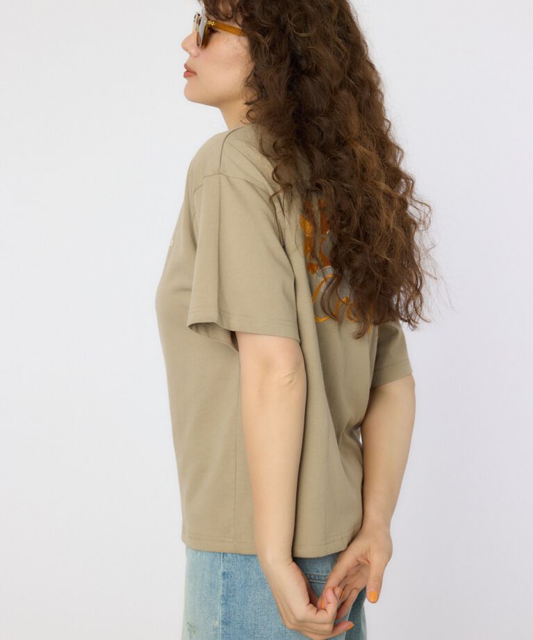 RODEO CROWNS「Flower Logo Embroidery Tシャツ」|Tシャツ・カットソー|