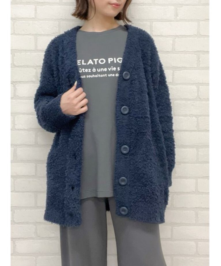 gelato pique「ベーシックジェラートカーディガン」|ルームウェア|