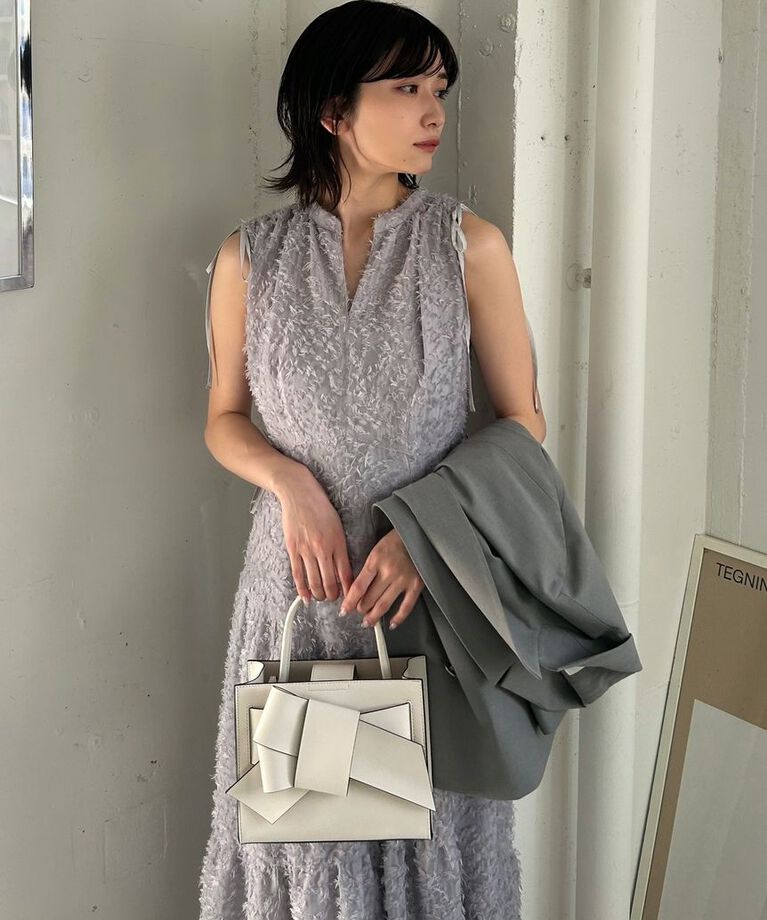 FRAY I.D「【ルエル】リボンミドルバッグ」|ハンドバッグ|