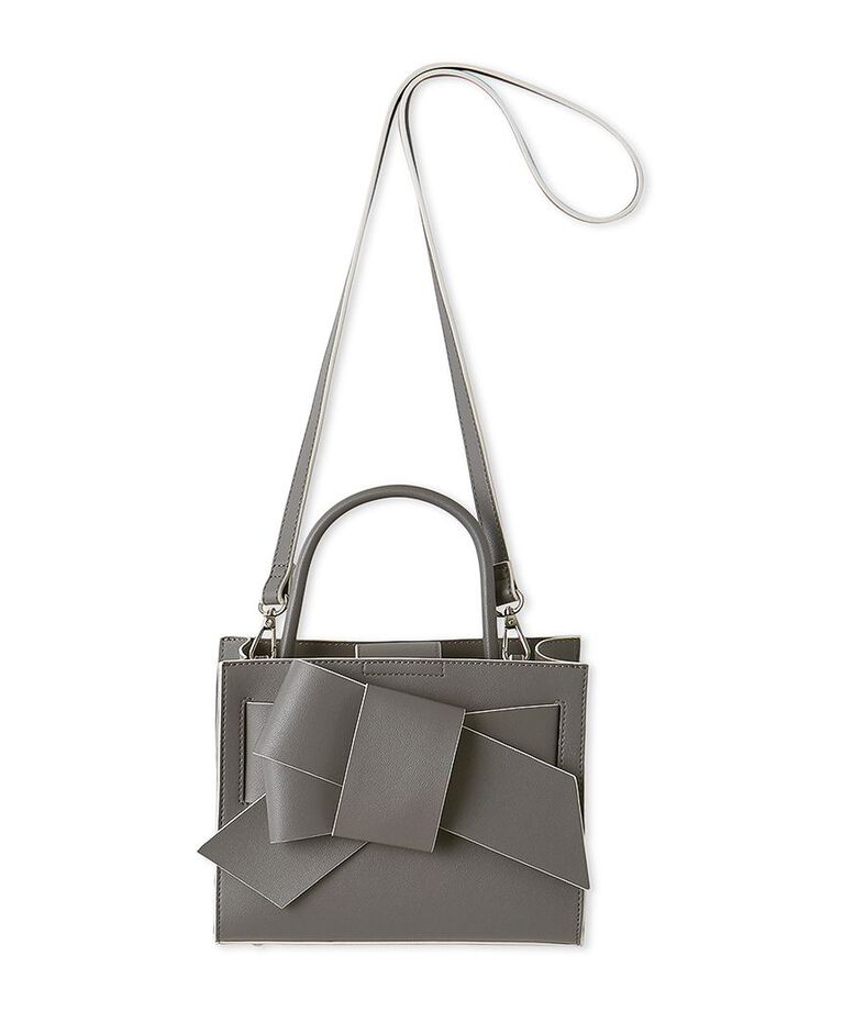 FRAY I.D「【ルエル】リボンミドルバッグ」|ハンドバッグ|GRY