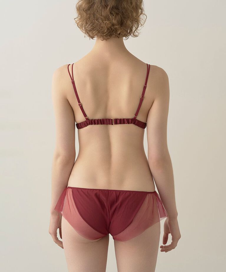 LILY BROWN Lingerie「グロッシーチュール/ブラレットセット」|インナー|