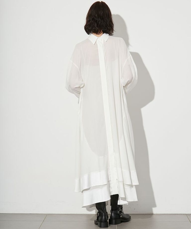 styling/「ヘムフレア2WAYシャツワンピース」|ワンピース|