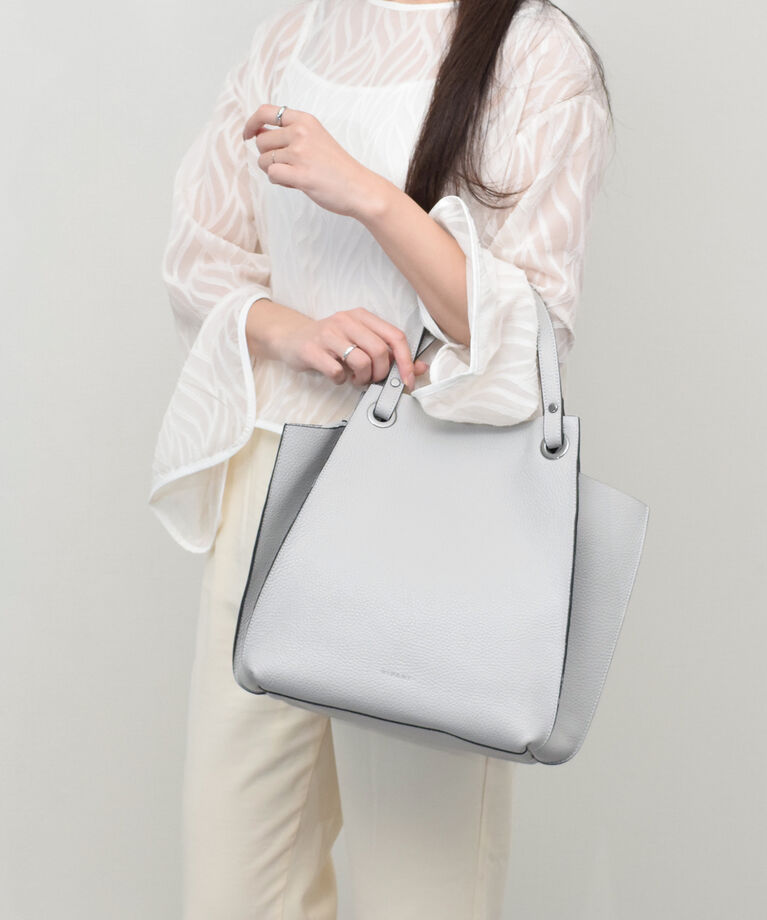 IMPORT SELECT「【RIPANI】ベーシックレザーハンドバッグ(Q56300)」|ショルダー・メッセンジャー|LGY