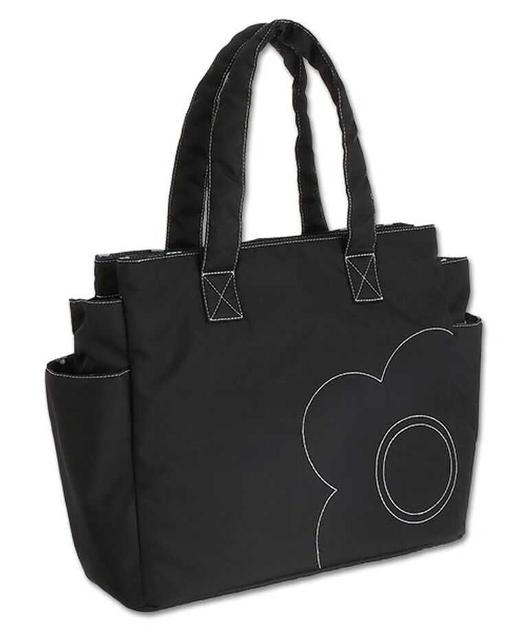 MARY QUANT「ナイロンデイジーステッチ トート」|トートバッグ|ブラック