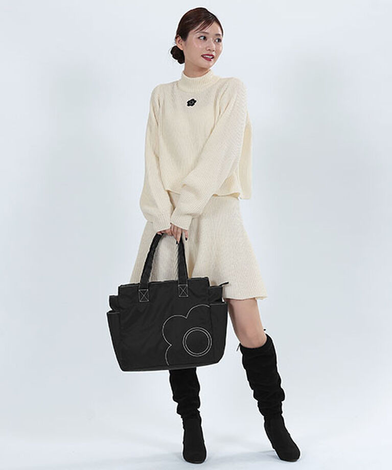MARY QUANT「ナイロンデイジーステッチ トート」|トートバッグ|