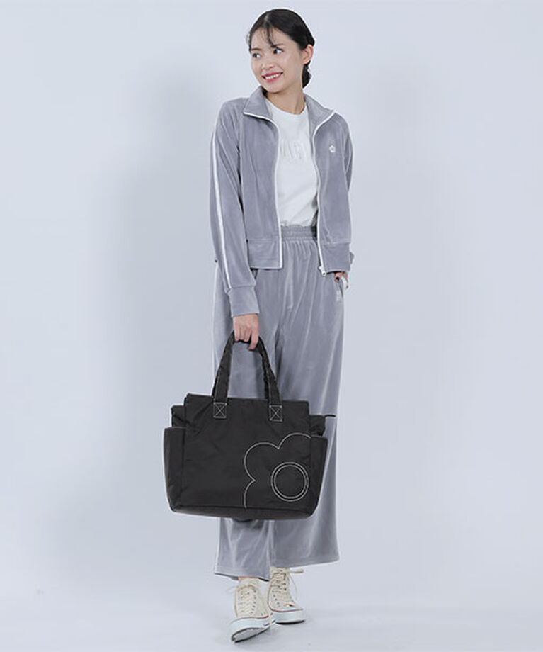 MARY QUANT「ナイロンデイジーステッチ トート」|トートバッグ|