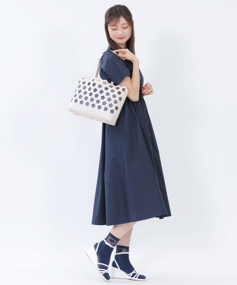 MARY QUANT「パンチングデイジー トート」|トートバッグ|