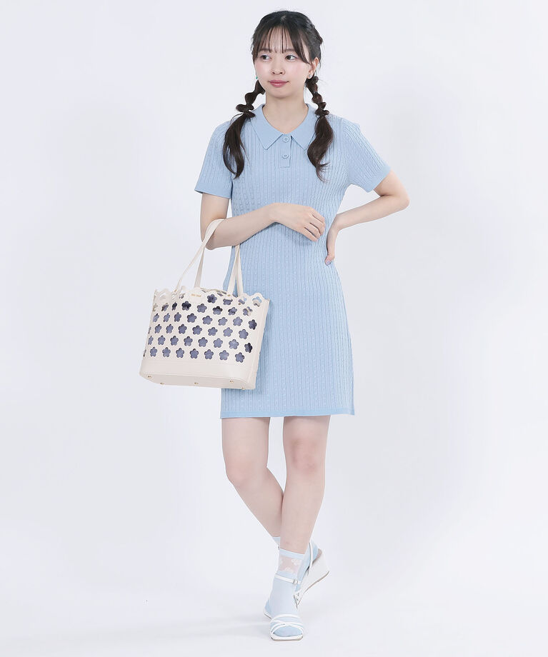MARY QUANT「パンチングデイジー トート」|トートバッグ|