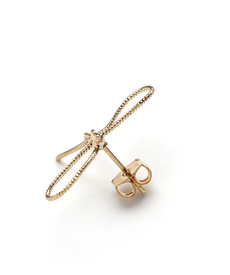  「スリムリボンピアス」|ピアス|
