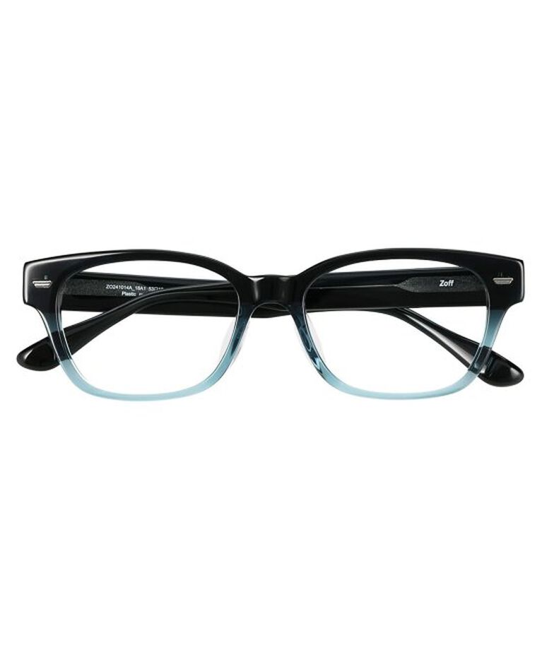 「ウェリントン型 メガネ｜伊達メガネ｜ビジネス｜Zoff｜FASHION レンズ交換券付」|メガネ|ブラック系その他2