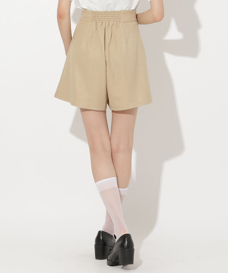 アンドクチュール「ブッチャーショートパンツ」|キュロット|